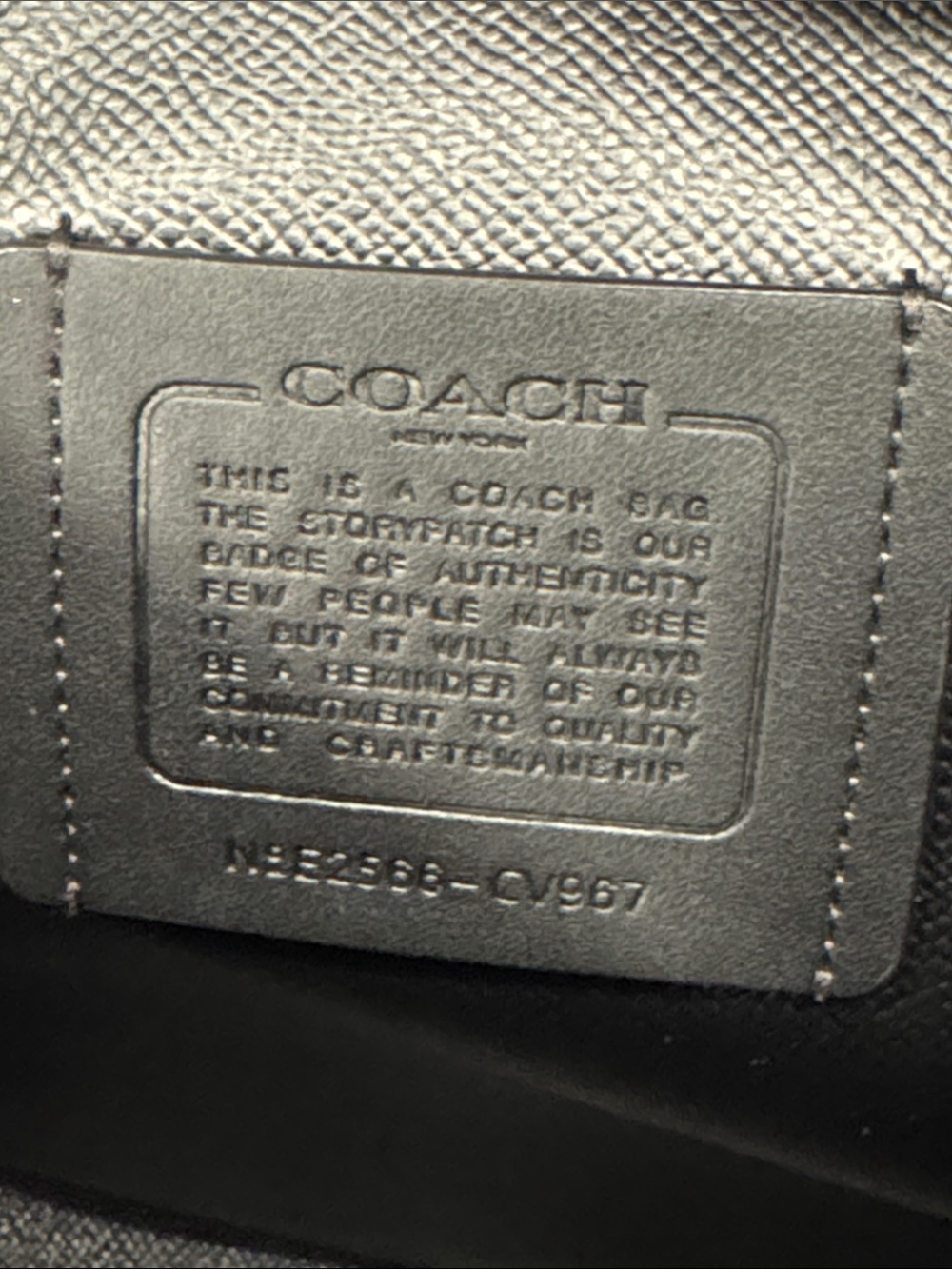 Coach Bag Large Brown Signature Leather City Tote Bag - Picture 12 of 17